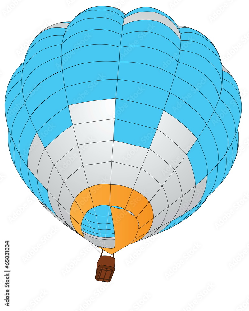 Fototapeta premium Hot Air Balloon for Transportation Concept.