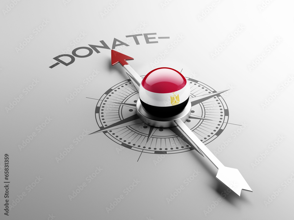 Fototapeta premium Egypt Donate Concept