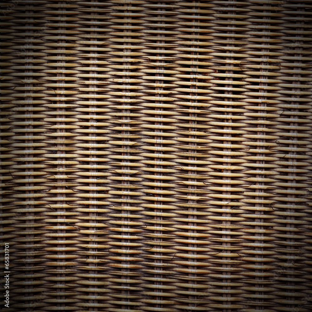 Rattan texture weaving background
