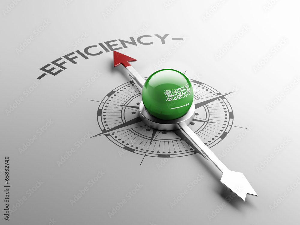 Saudi Arabia Efficiency Concept Saudi Arabia Efficiency Concept