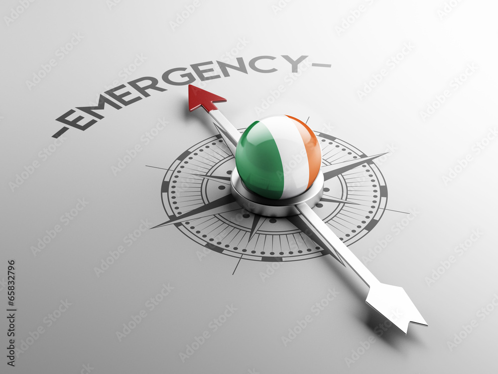 Ireland Emergency Concept