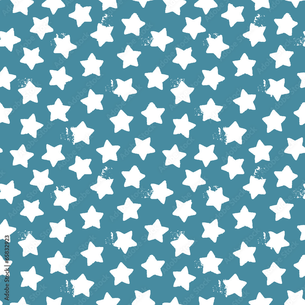 Seamless pattern of stars and dots Seamless pattern of stars and dots