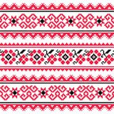 Ukrainian folk art embroidery pattern or print