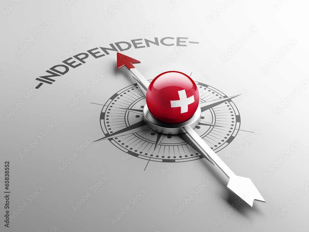 Switzerland Independence Concept Switzerland Independence Concept