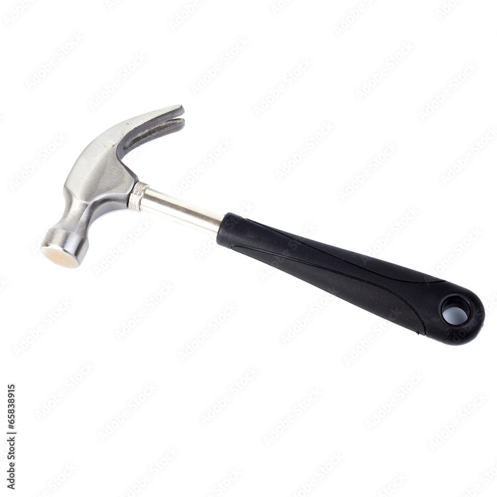 Iron hammer isolated on a white background Iron hammer isolated on a white background