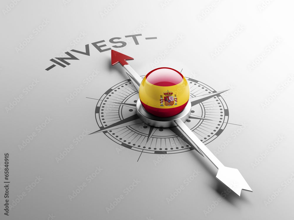 Fototapeta premium Spain Invest Concept.