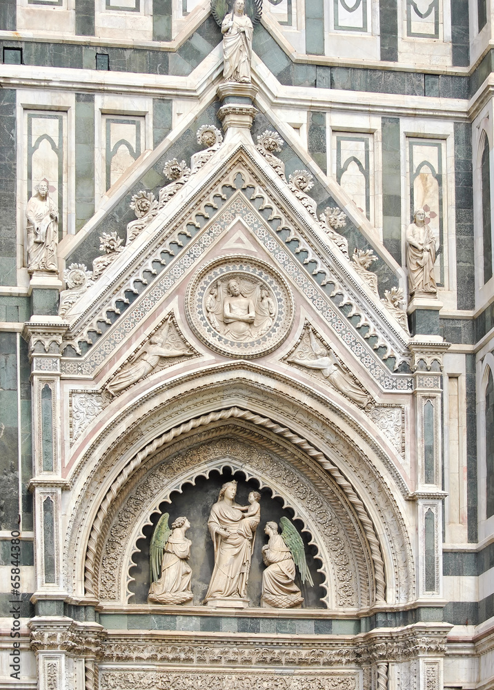 Detail of the Dome in Florence, Italy