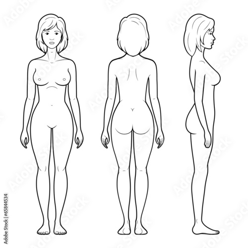 Illustration of female figure