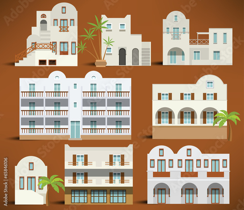 Greek houses