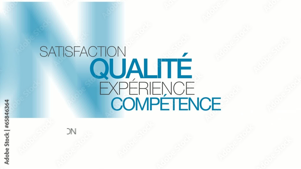 Qualité satisfaction garantie compétence nuage de mots Qualité satisfaction garantie compétence nuage de mots