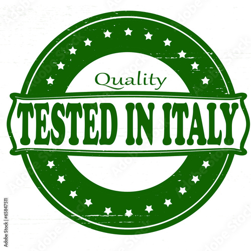Tested in Italy