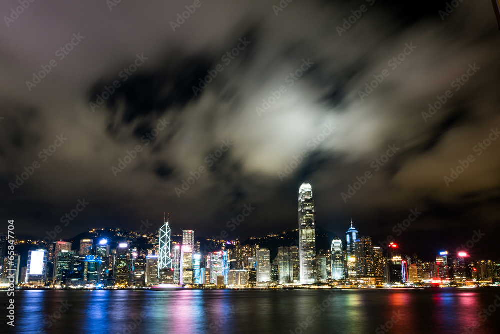 Hong Kong Island from Kowloon. Hong Kong Island from Kowloon.