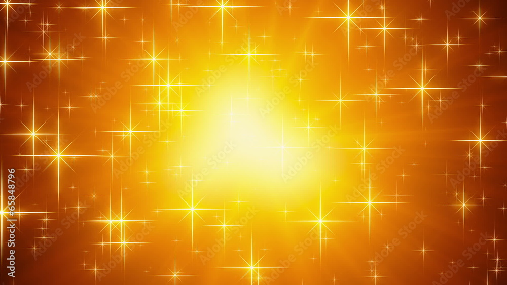 shiny stars loopable holiday background