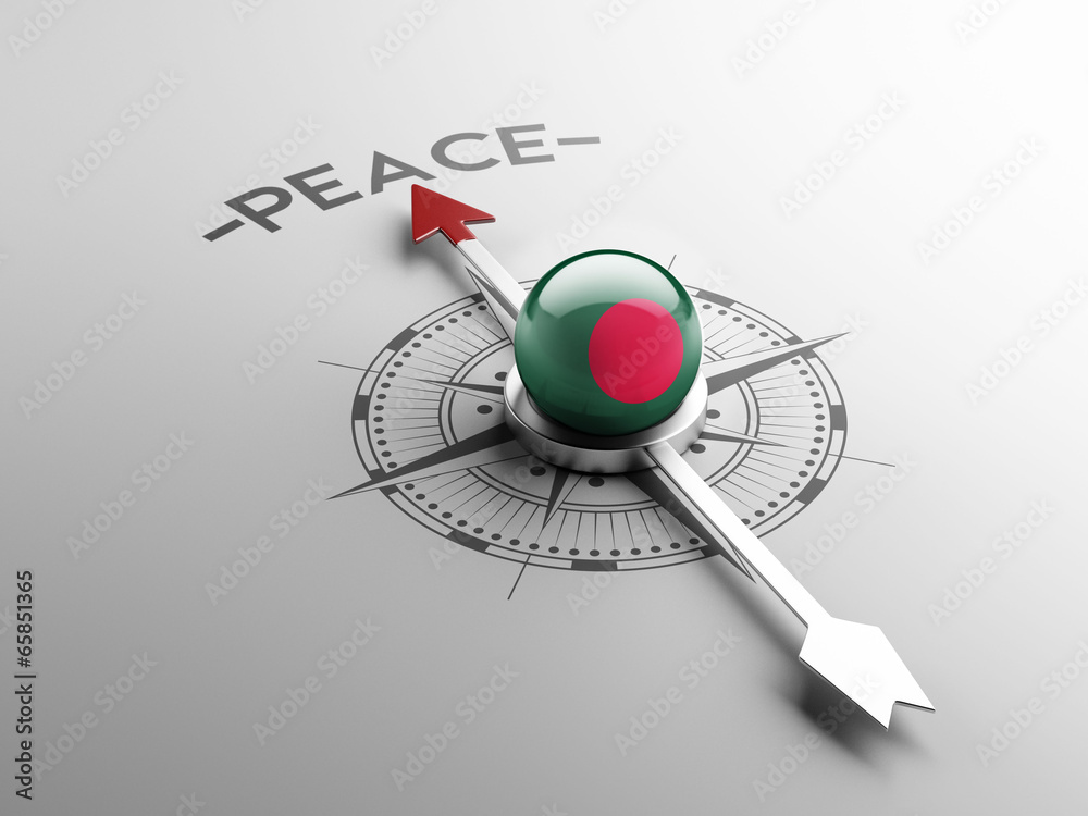Fototapeta premium Bangladesh Peace Concept.