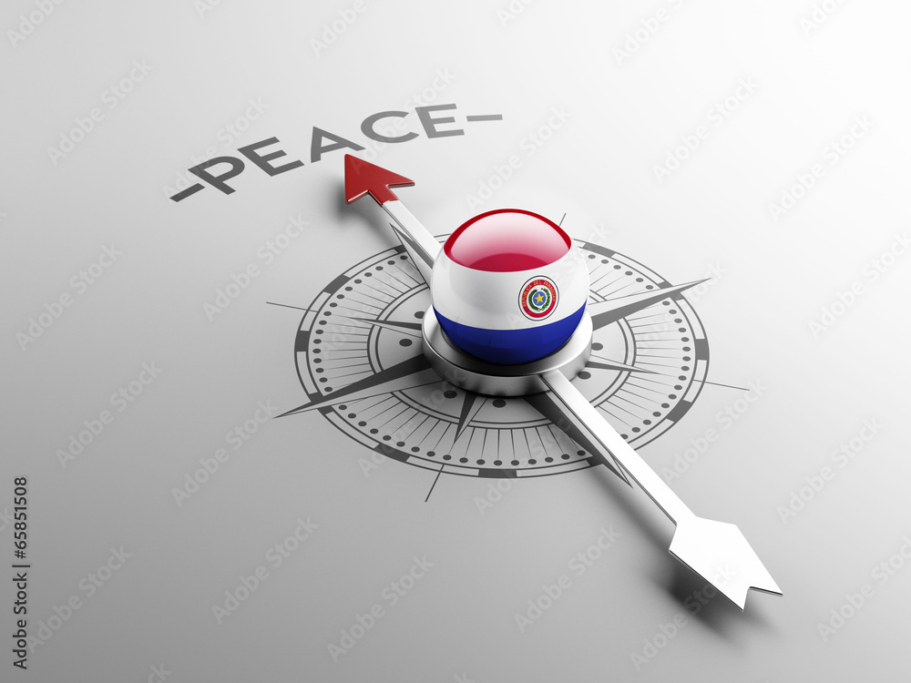 Fototapeta premium Paraguay Peace Concept.