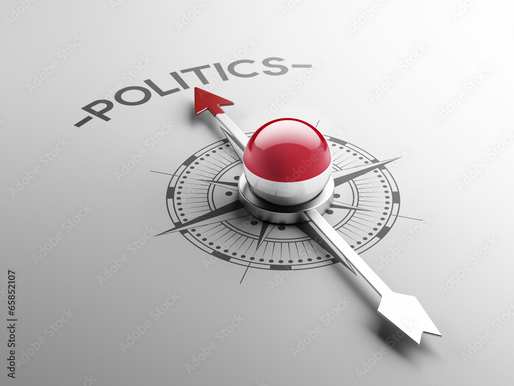 Fototapeta premium Indonesia Politics Concept