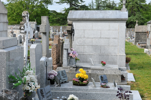 cemetery of Pornichet in Loire Atlantique photo