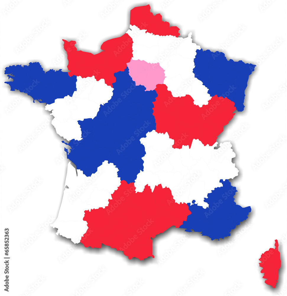 nouvelle carte des régions