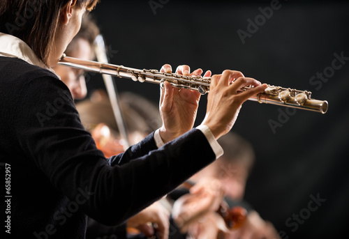 Obraz na plátně String orchestra performance
