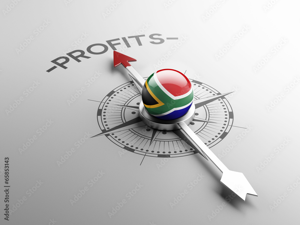 South Africa Profit Concept. South Africa Profit Concept.