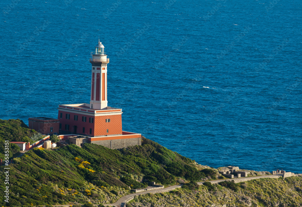 Lighthouse of Capri Island, Italy, Europe