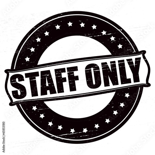 Staff only