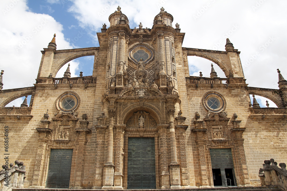 The Cathedral of San Salvador in Jerez de la Frontera, Spain