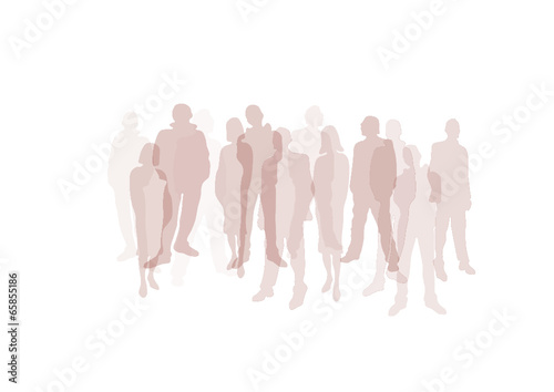 small crowd of people