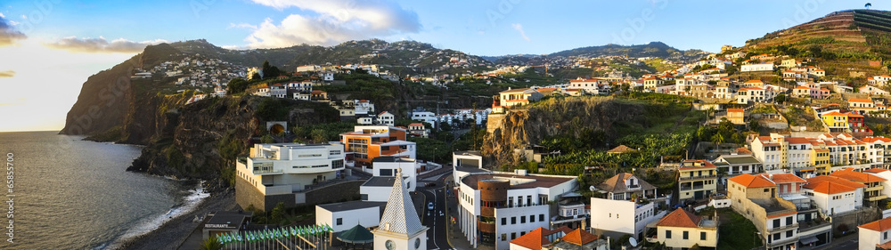 Camara de Lobos town, Madeira Island, Panorama