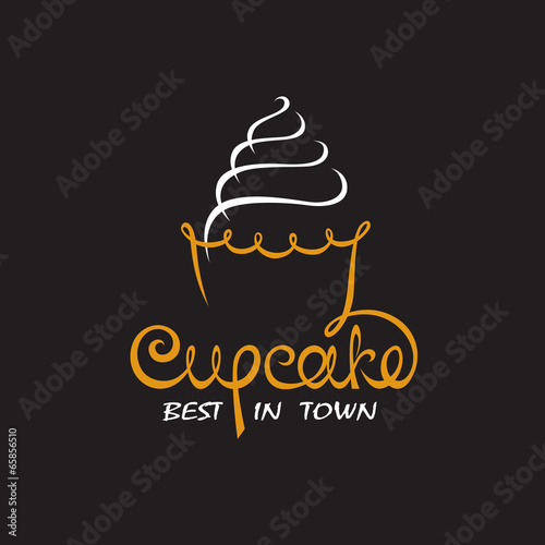 background with cupcake