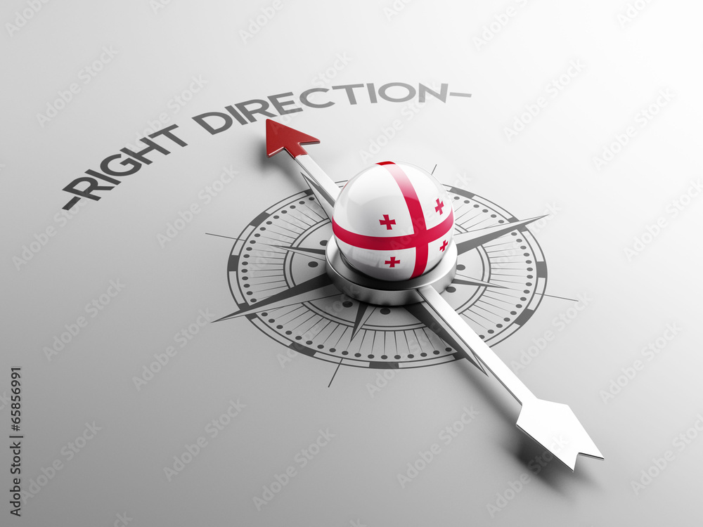 Georgia Right Direction Concept Georgia Right Direction Concept