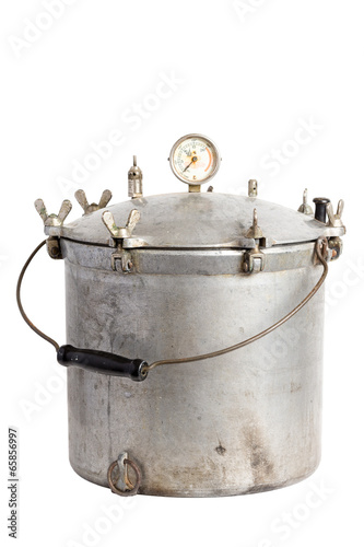 Εκτύπωση καμβά Antique Aluminum Pressure Cooker-Canner