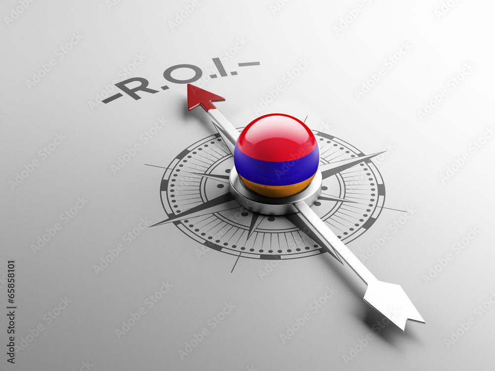 Fototapeta premium Armenia ROI Concept