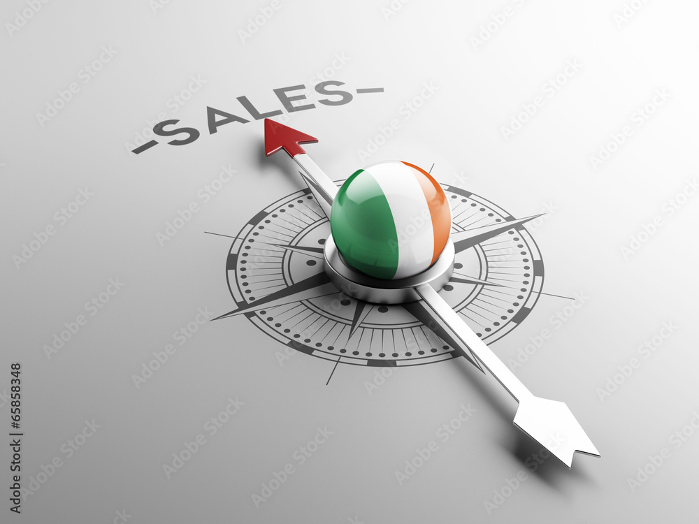 Fototapeta premium Ireland Sale Concept