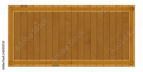 wooden frame