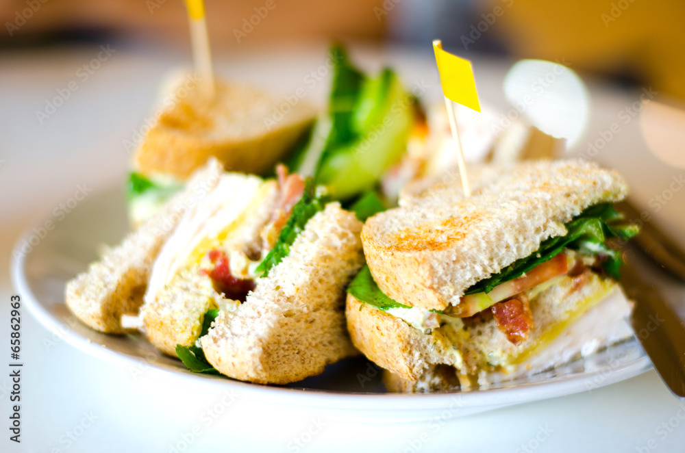 custom made wallpaper toronto digitalGroup of club sandwiches