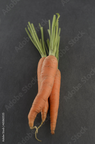 Obraz na płótnie Bunch of carrots w salonie