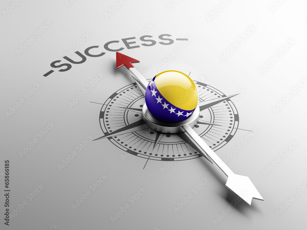 Bosnia and Herzegovina. Success Concept Bosnia and Herzegovina. Success Concept