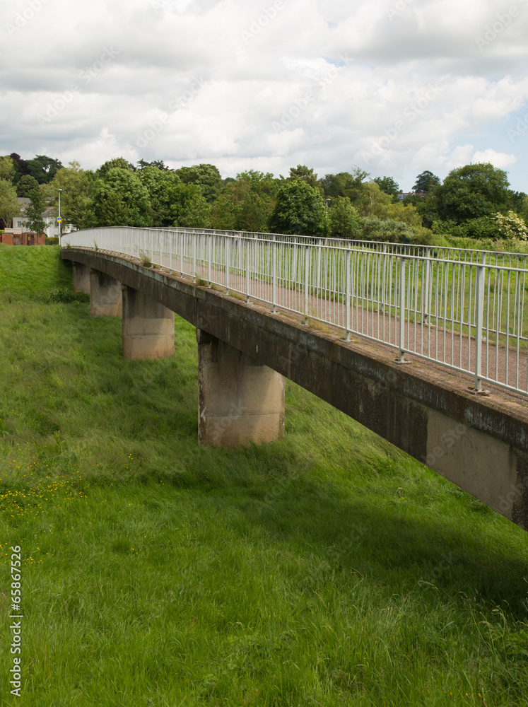 Footbridge Over Floodway Footbridge Over Floodway