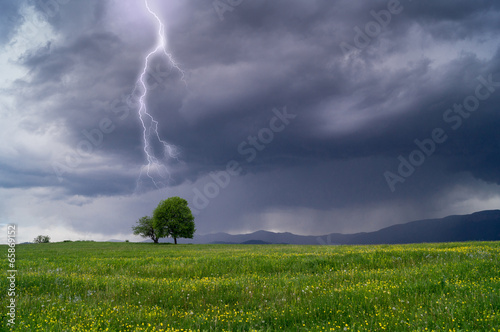 lightning landscape