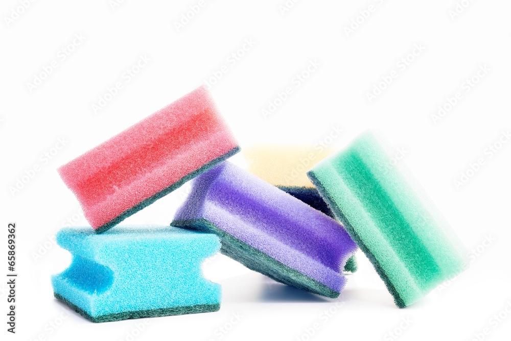 Colored sponges