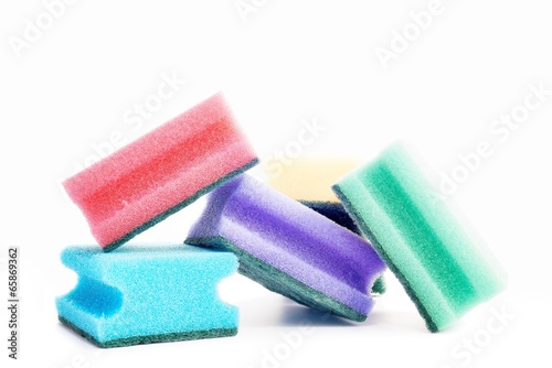 Colored sponges
