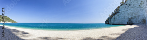 Vignanotica Beach.Big panorama, Gargano, Puglia #65872378