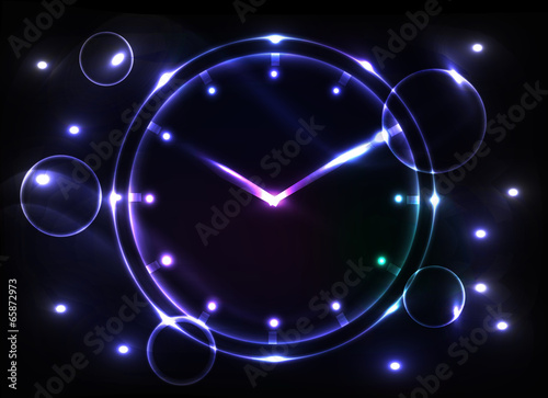 abstract clock background