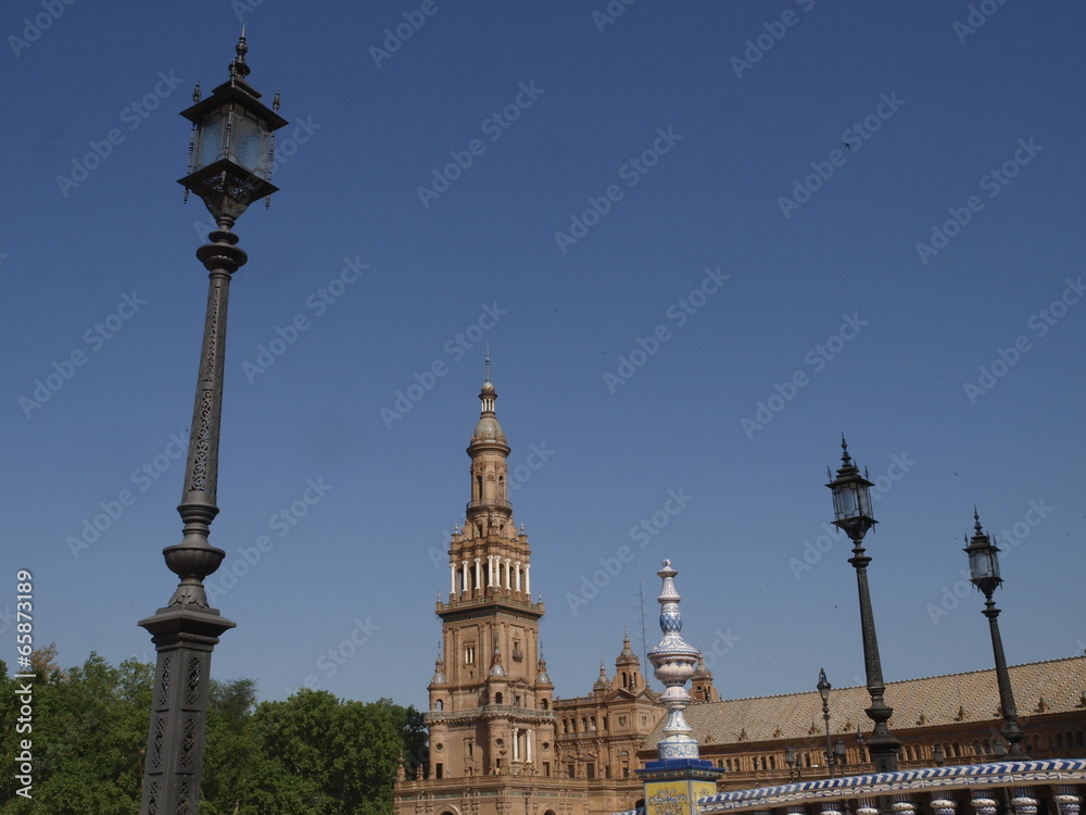 Fototapeta premium Plaza de España en Sevilla