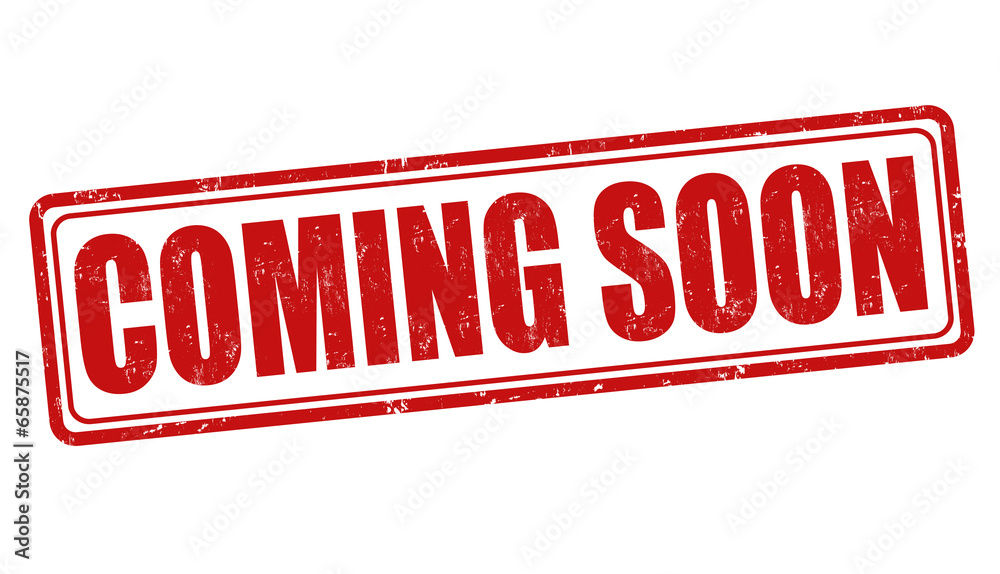 Coming soon stamp Coming soon stamp