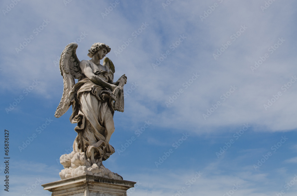 Angel statue, Castel Sant'Angelo, Rome, Italy