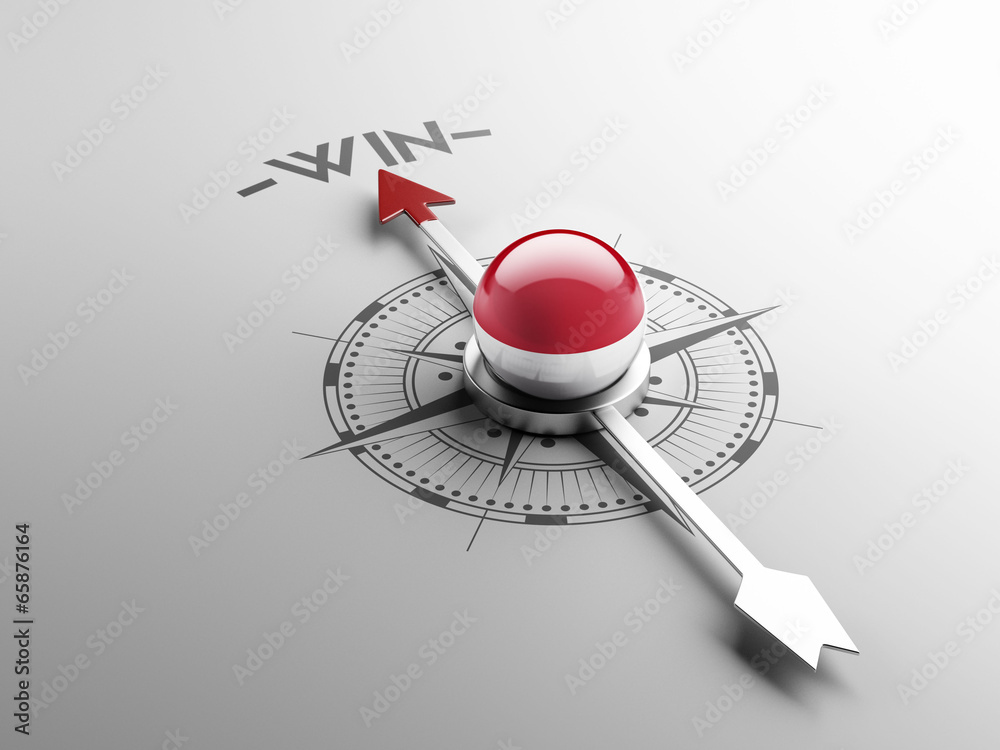 Fototapeta premium Indonesia Win Concept