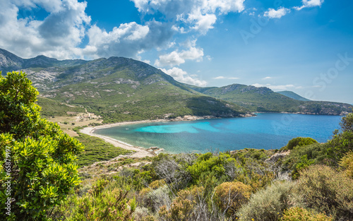 Fototapeta Naklejka Na Ścianę i Meble -  Baie de Nichiareto on west coast of Corsica
