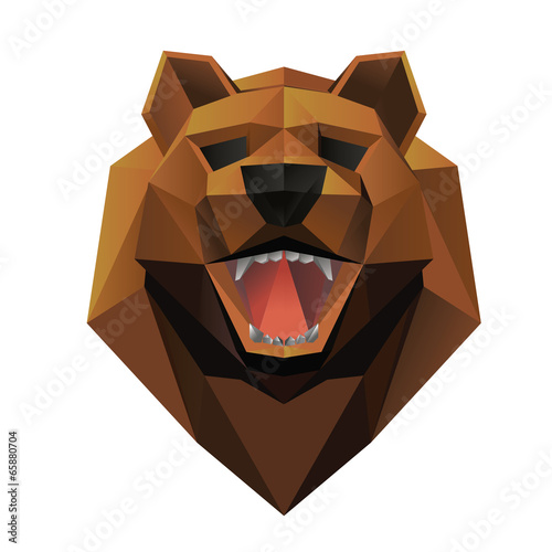 Bear head front